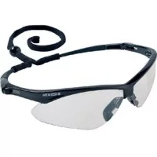Jackson Safety 25685 Nemesis Safety Glass, Black Frame