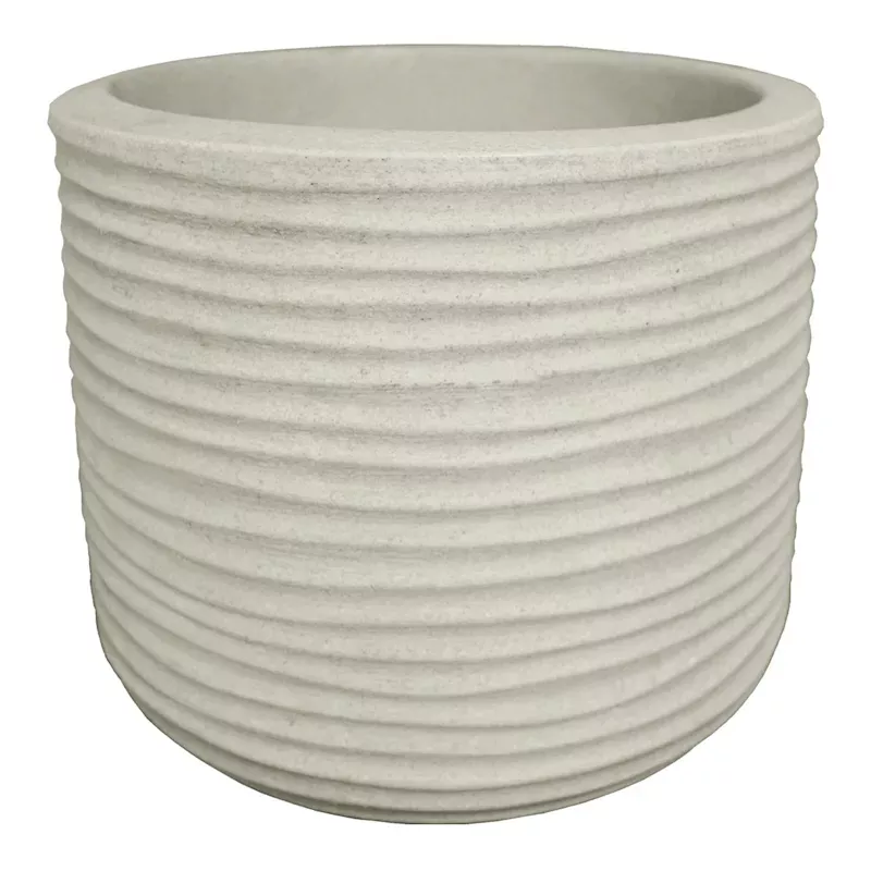Japi Off-White Lagoon Outdoor Planter, Medium