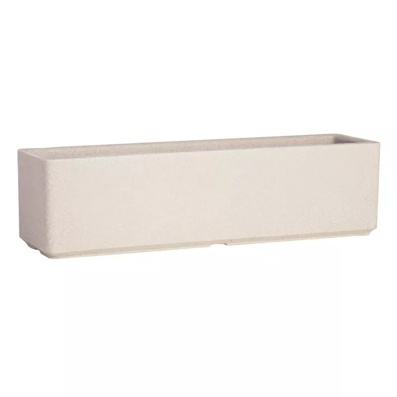 Japi Sandstone Outdoor Flat Window Box, Medium