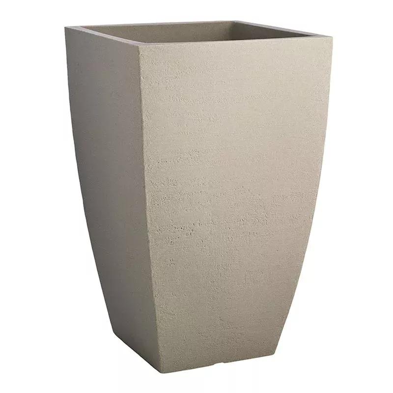 Japi Sandstone Soft Square Outdoor Planter, Large