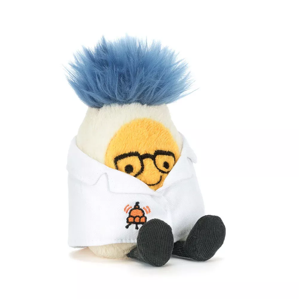 Jellycat - Amuseables Boiled Egg Scientist Outfit Plush Toy