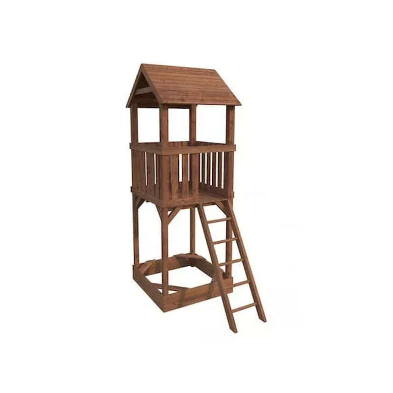 Jesper Wooden Kids Tower with Roof