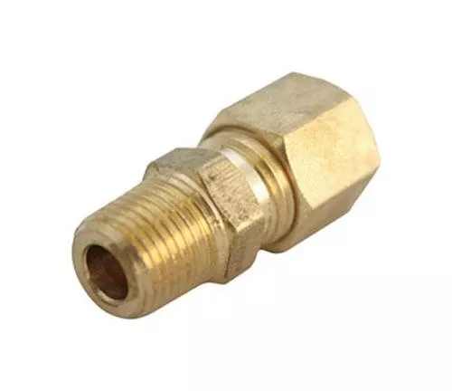 JMF 4503306 Connector Compression, 1/4" Tube x 3/8" MPT