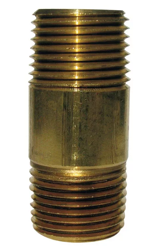 JMF 47025 Brass Nipple, 1/8" x 6"