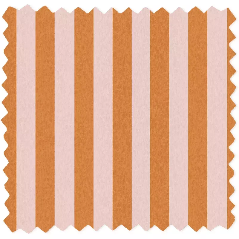 Jockey Stripe Pink/Gorse Linen Fabric