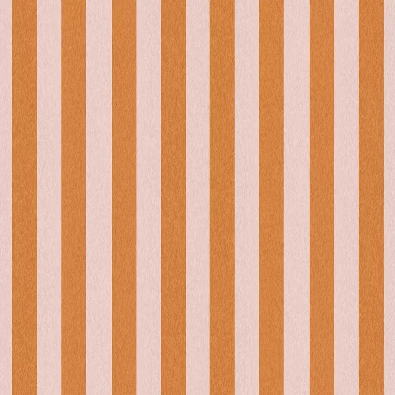 Jockey Stripe Pink/Gorse Wallpaper
