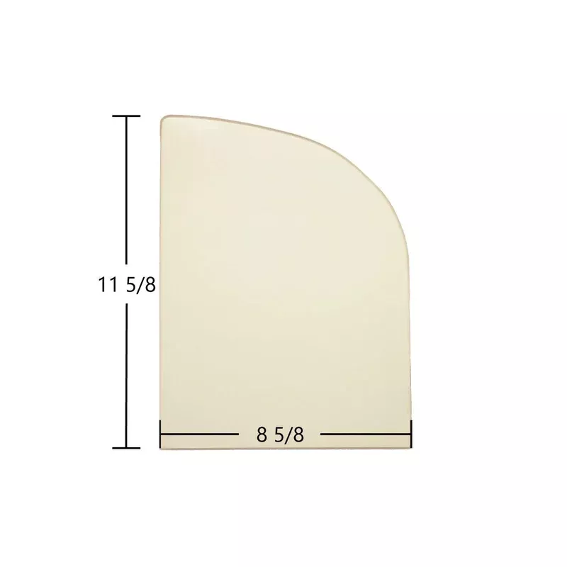 Jotul 400 Double Door Ceramic Glass Panel (F400) Left #129457 / Right #129860 (8 5/8″ x 11 5/8″)