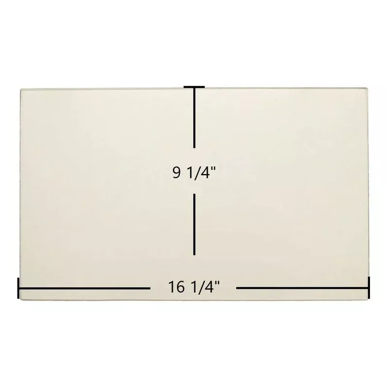 Jotul Betha Ceramic Glass Panel Replacement for Part #10024210 (16 1/4″ x 9 1/4″)