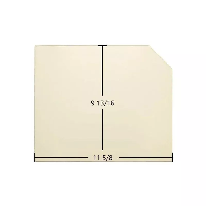 Jotul C 450 Kennebec / Tamarack Ceramic Glass Panel High-Temperature Replacement (11 5/8″ x 9 13/16″)
