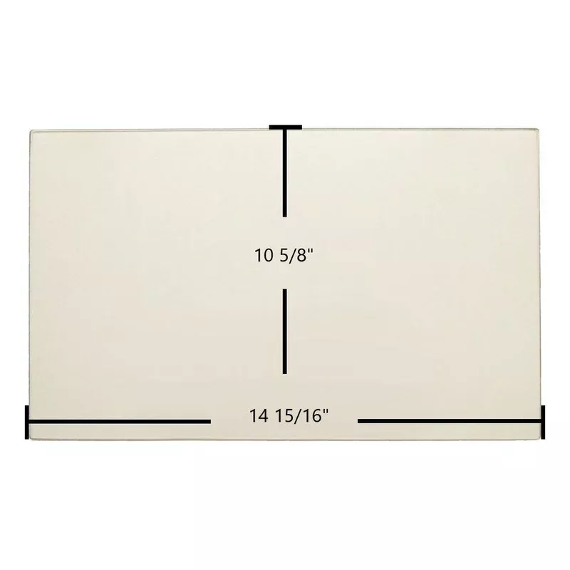 Jotul F 100 F 100 Eco LL F 100 SE Nordic QT GF 100 Ceramic Glass Panel Replacement for Part #129976 (14 15/16″ x 10 5/8″)