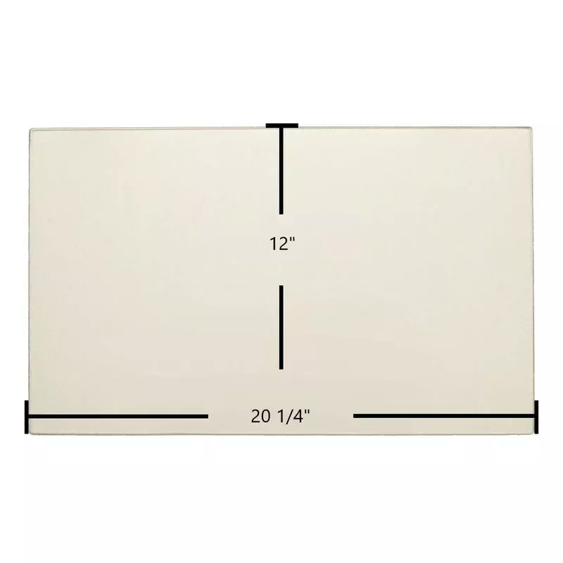 Jotul J-100 Ceramic Glass Panel High-Temperature Replacement (20 1/4″ x 12″)