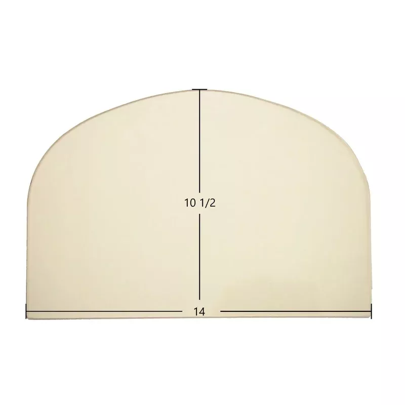 Jotul Series 8 8AD 8AP 8TDC 8TDIC2 Ceramic Glass Panel Replacement for Part #126141 (14″ x 10 1/2″)