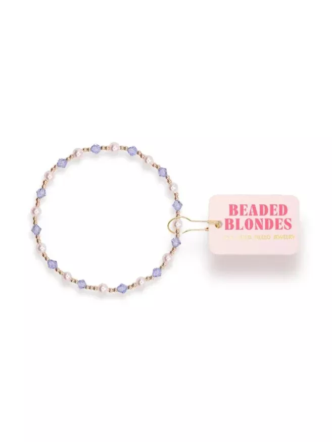 June Bracelet - Blue Pearl