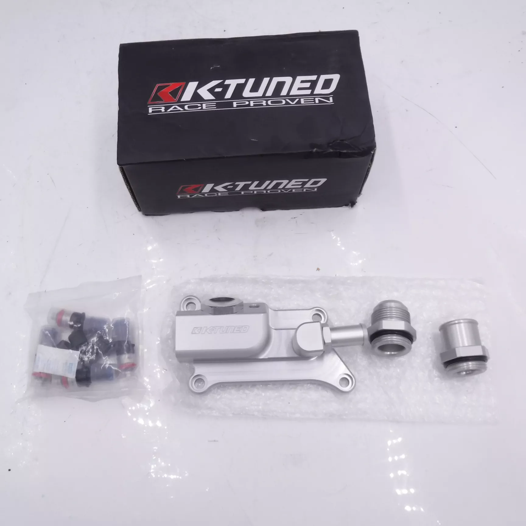 K-Tuned K24 Style Upper Coolant Housing Straight Fitting 16AN KUW-24S-N01