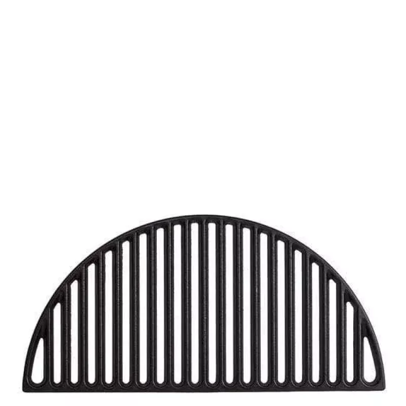 Kamado Joe-classic Joe 1/2 Moon Cast Iron Cooking Grate