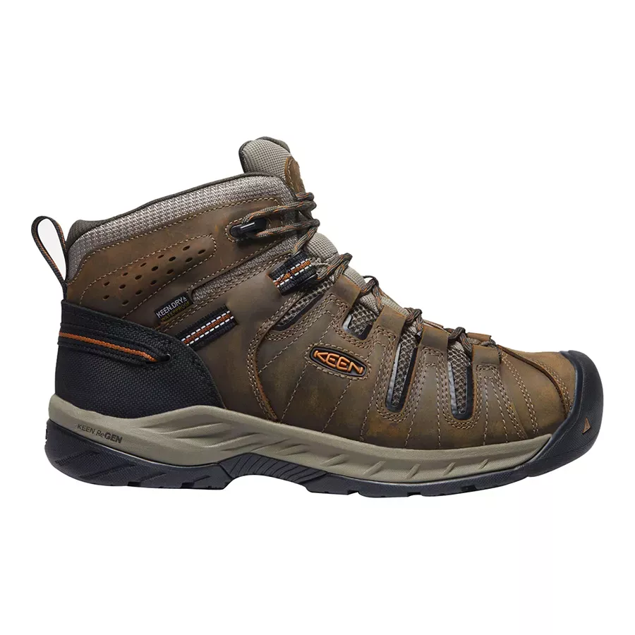KEEN Utility Men's Flint ll Waterproof Mid Soft Toe Work Boots