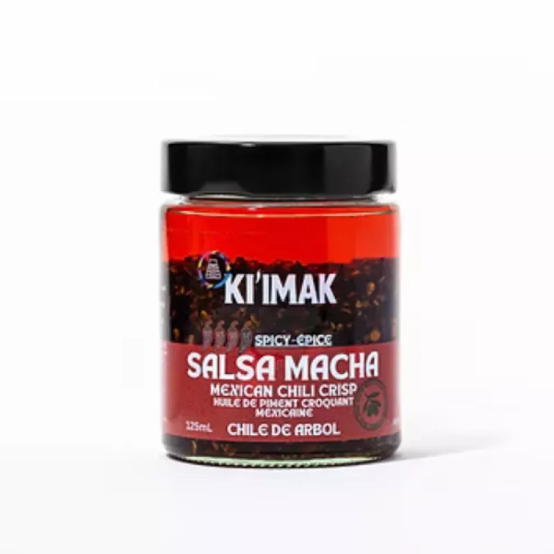 Ki’imak Salsa Macha/Chilli CrispChile de rbol (Spicy)