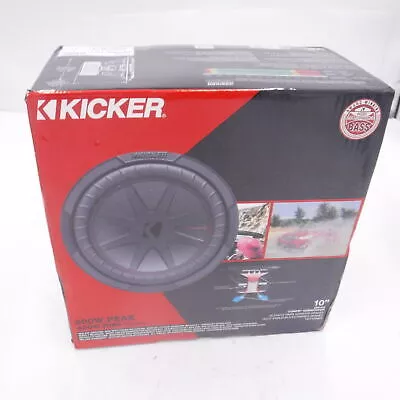 Kicker 48CWR104 CompR Series 10″ 4-Om Dual Voice Subwoofer
