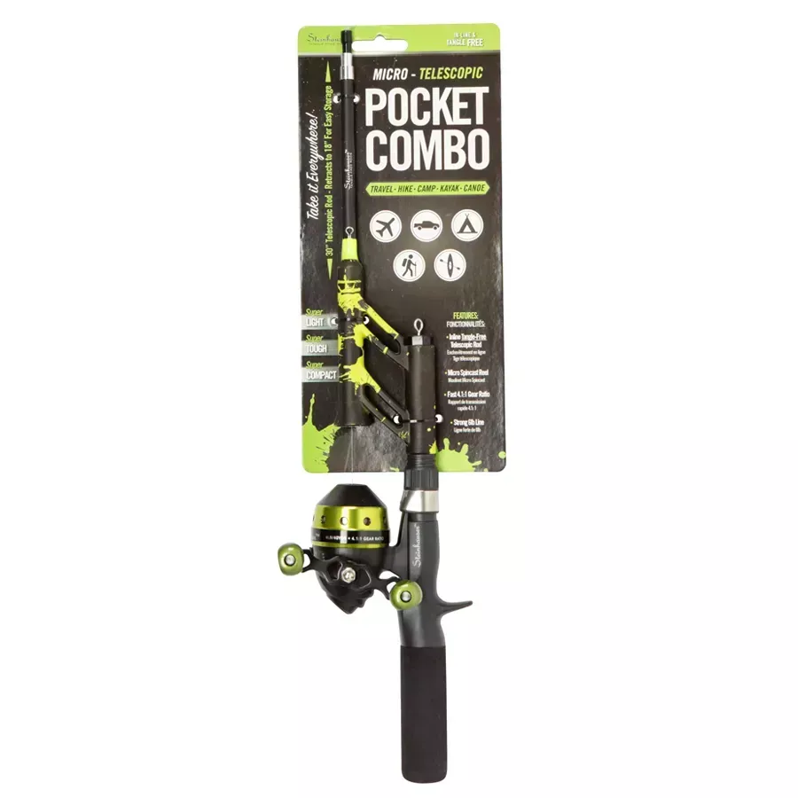 Kid Casters Micro Pocket Spincast Combo