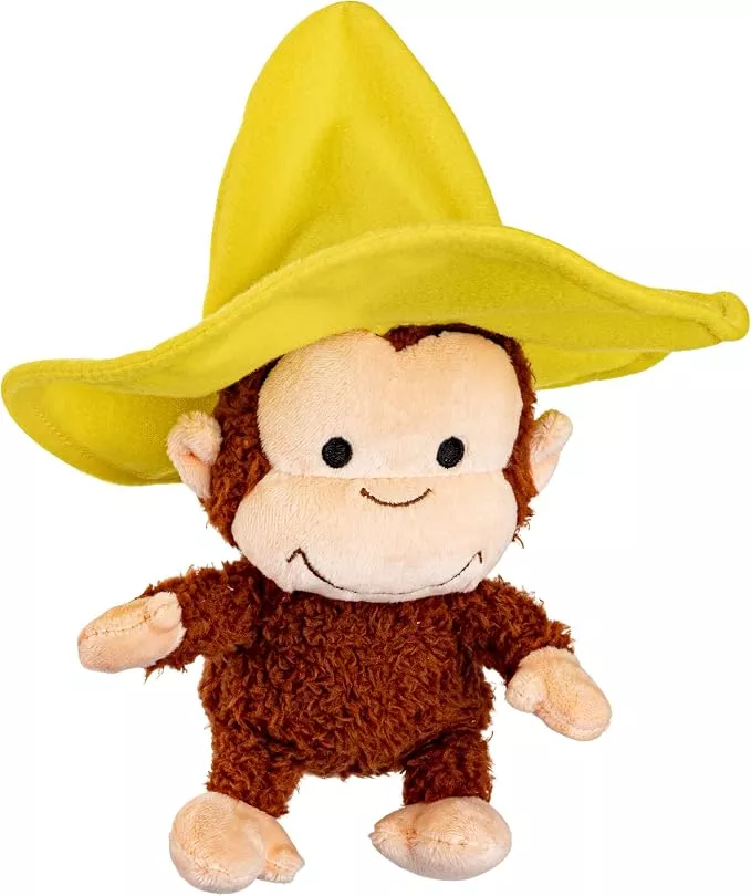 Kids Preferred - Curious George With Yellow Hat Cuteeze Plush Toy