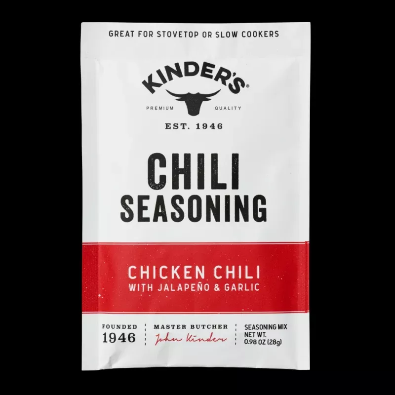 Kinder’s Chili Seasoning Chicken Chili