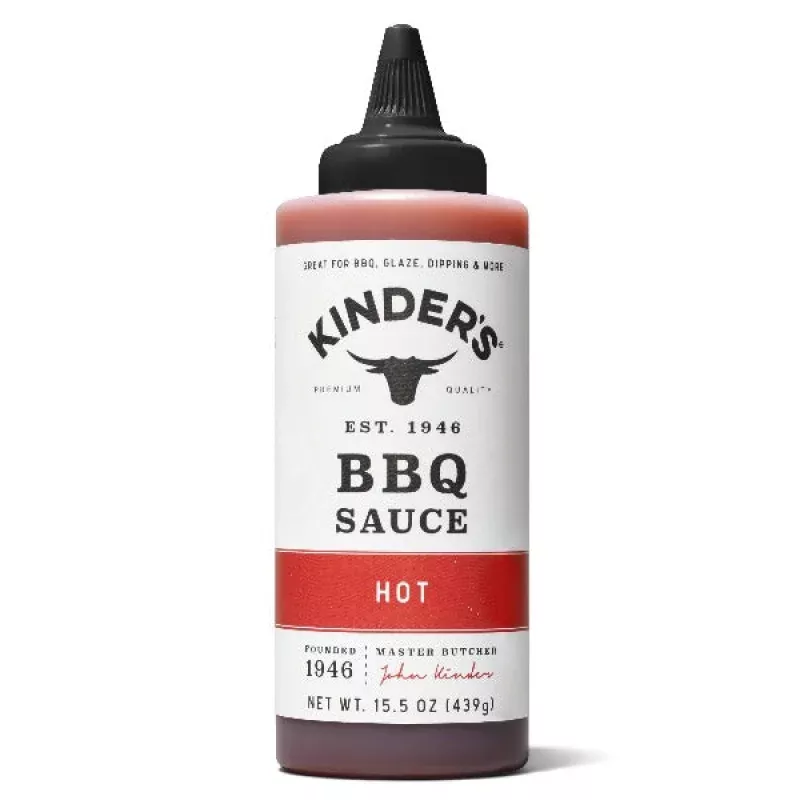 Kinder’s Hot BBQ Sauce 15.5oz|439g/15.5oz