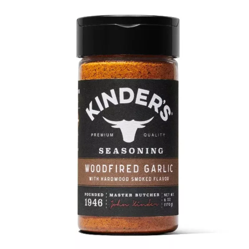 Kinder’s Woodfired Garlic Seasoning 6oz