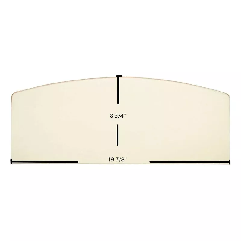 King 2007 / 2007B Ceramic Glass Panel 19 7/8″ x 8 3/4″ (Part #891108)