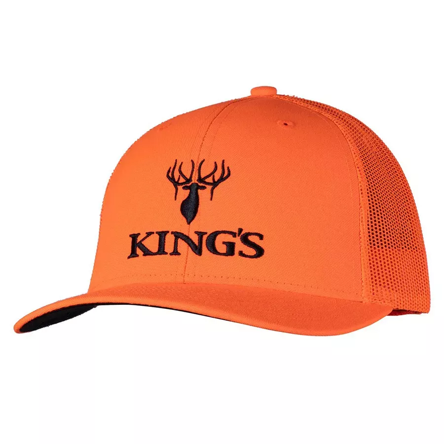 King's Camo Men's Logo Hat - Blaze Orange