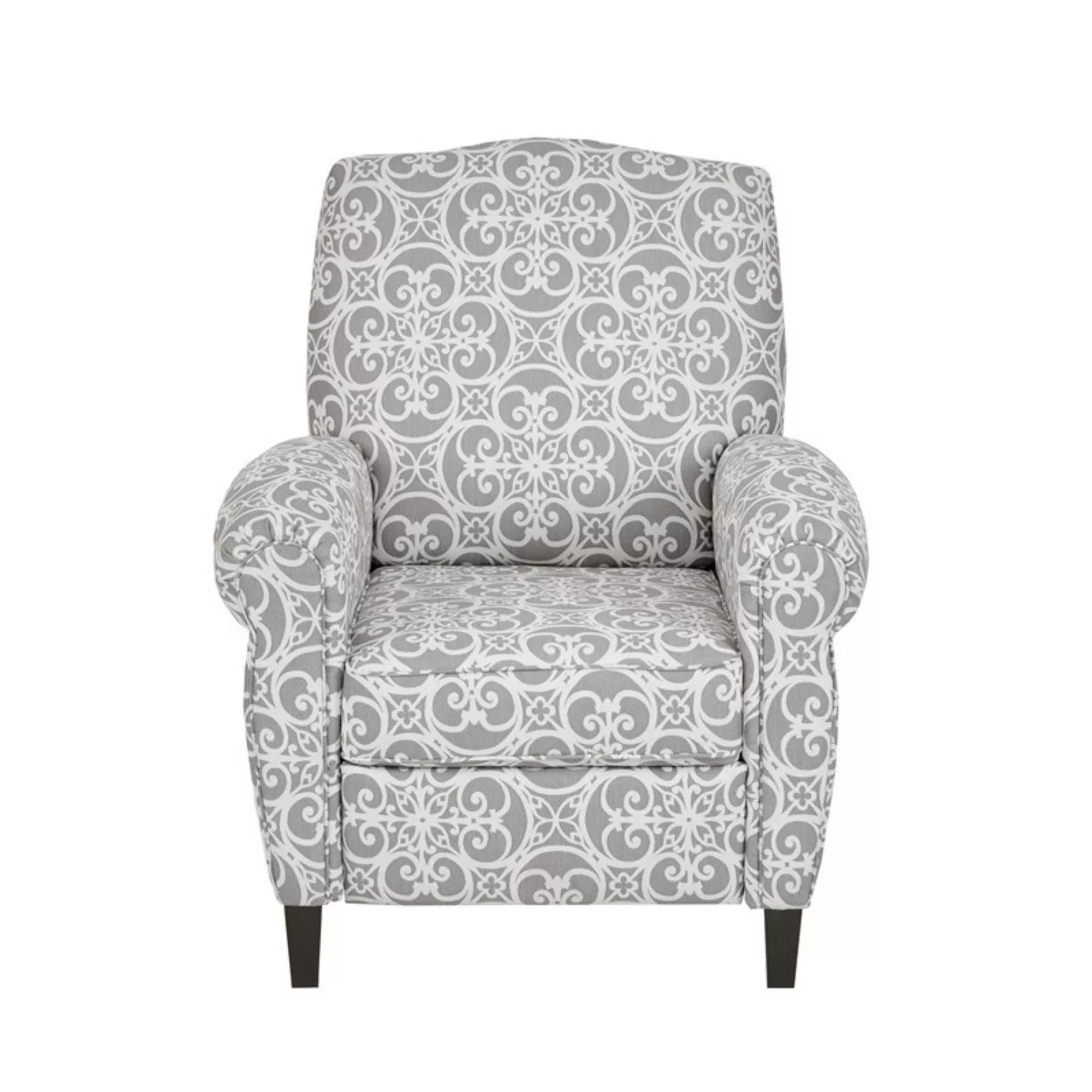 Kirby Transitional Push Back Recliner Chair