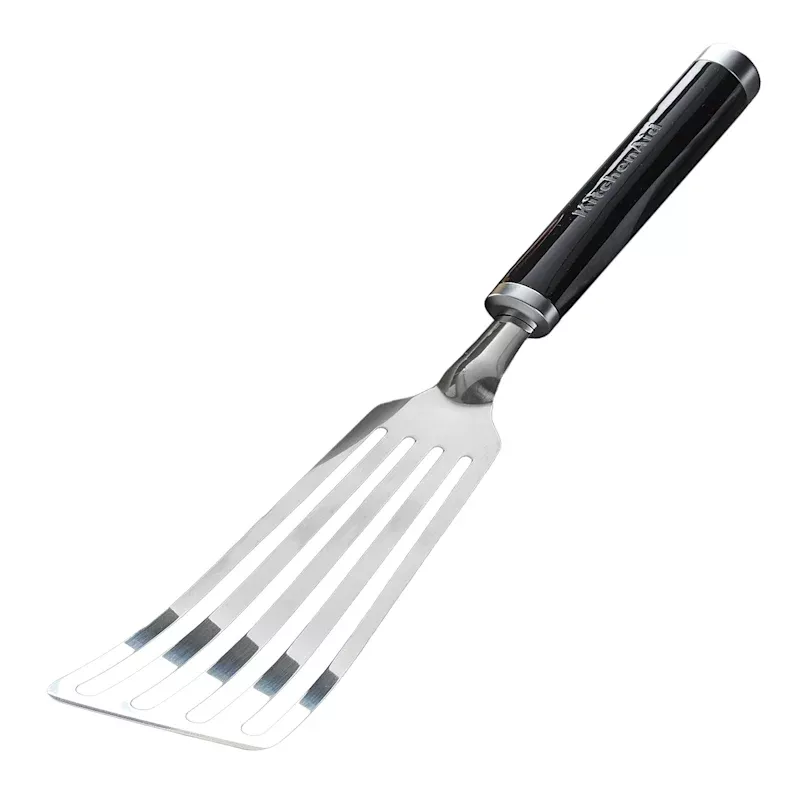 KitchenAid Classic Stainless Steel Flex Spatula, Black