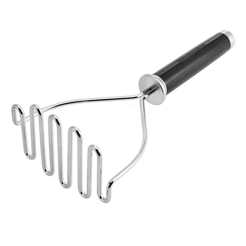 KitchenAid Classic Stainless Steel Wire Masher, Black