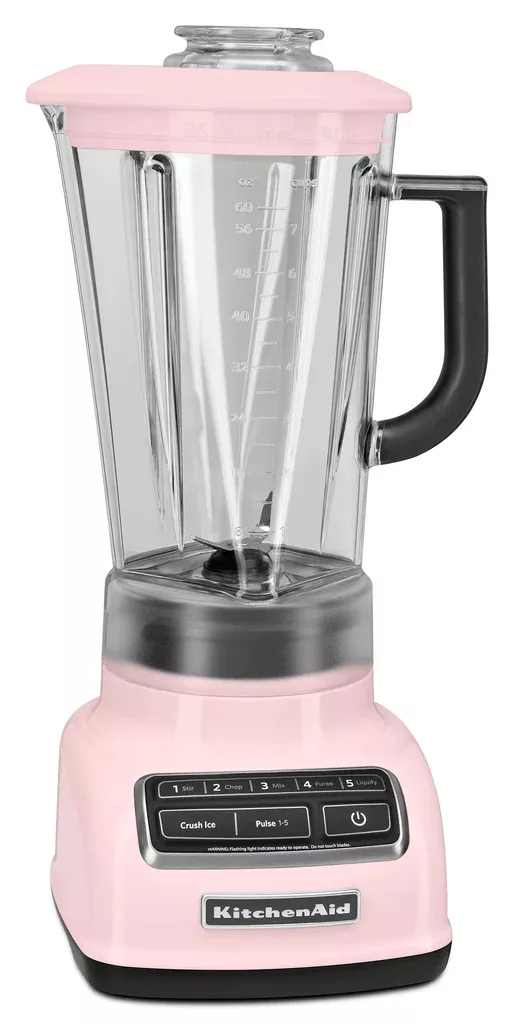 KitchenAid KSB1575PK 5-Speed Diamond Blender with 60-Ounce BPA-Free Pitcher, Pink