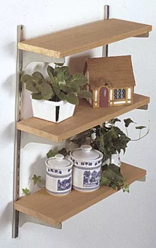 Knape & Vogt 8OANO24 Standard Steel Shelf 2' - Anochrome Finish
