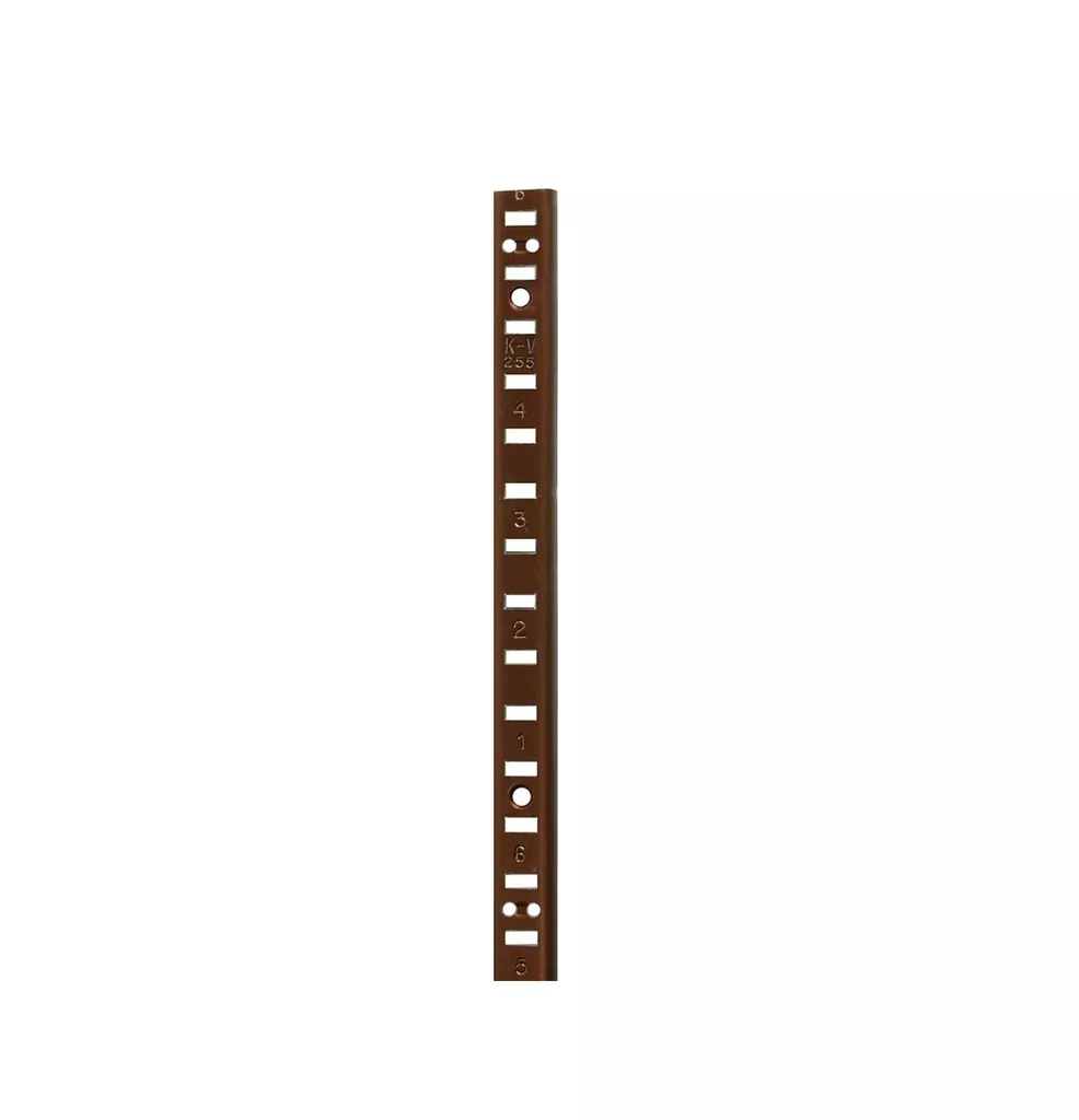 Knape & Vogt PK255AL WAL 48 Shelf Pilaster, Walnut, 48" L