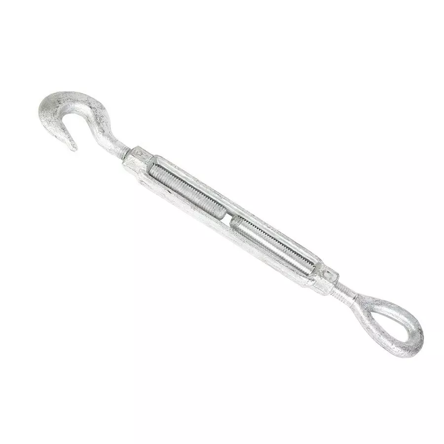 Koch Industries Forged & Galvanized Turnbuckle Hook-to-Eye - 3/8" X 6" - 1000 lb. rating