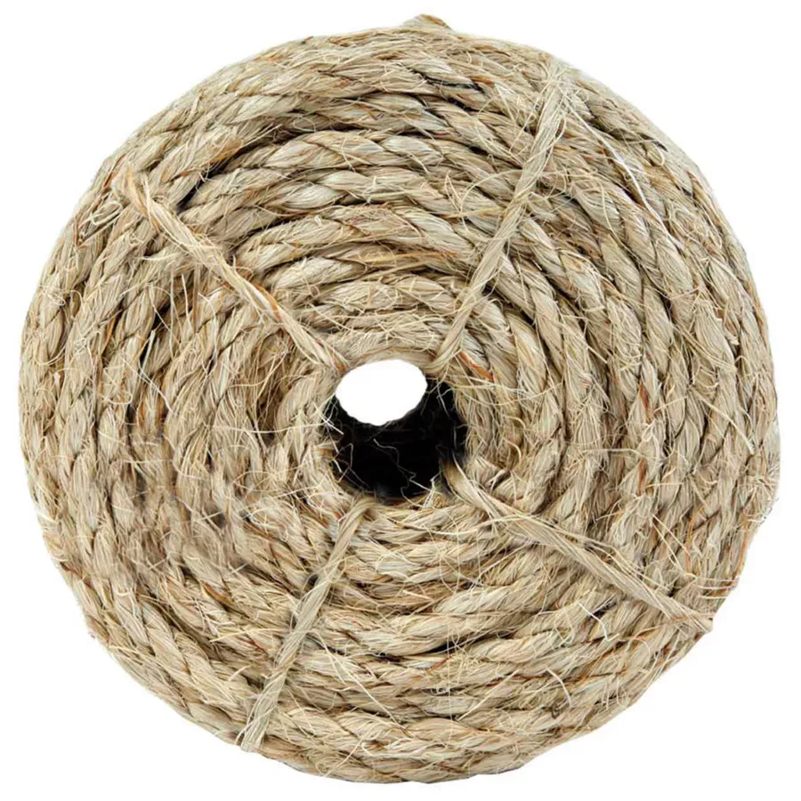 Koch Industries Sisal, Natural Twisted Rope - 1/2" X 50'