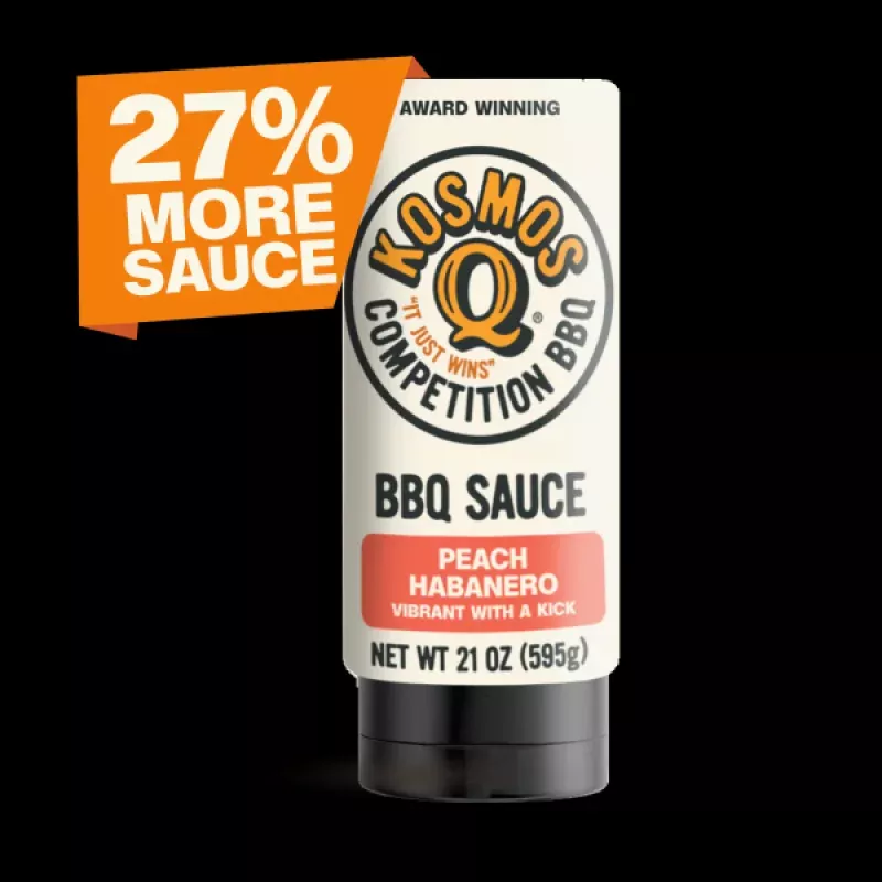 Kosmos Q Peach Habanero BBQ Sauce