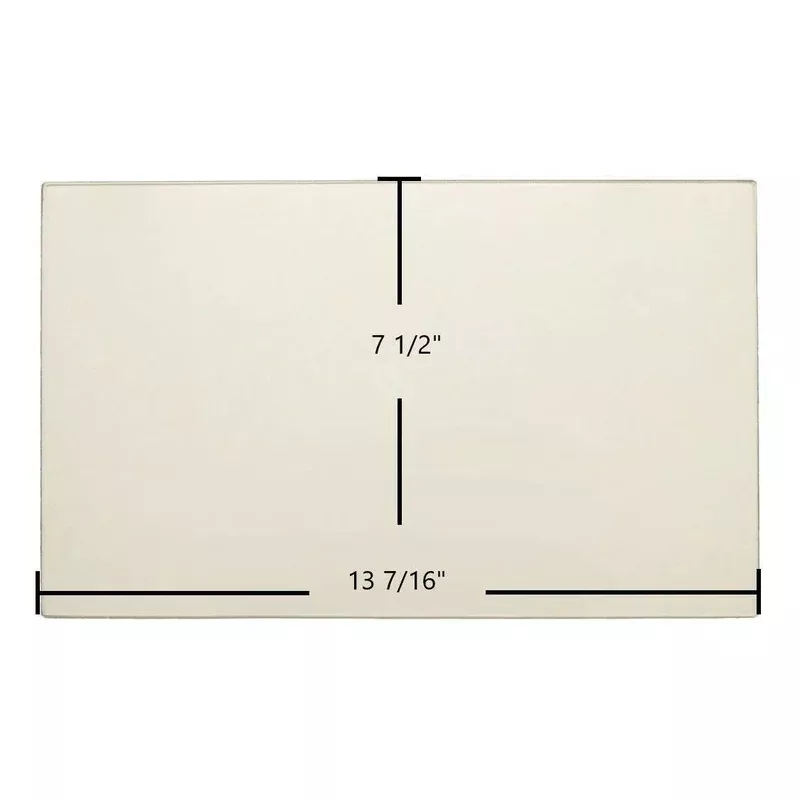 Kozi 100 XL Pellet Stove Ceramic Glass Panel 13 7/16″ x 7 1/2″ (Part #GLSOXL00)