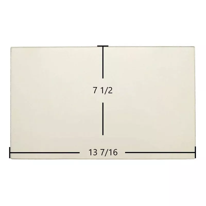 Kozi KSH Large Pellet Stove Ceramic Glass Panel 13 7/16″ x 7 1/2″