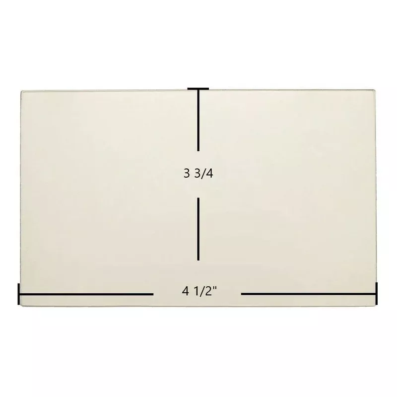 Kozi KSH Small Pellet Stove Ceramic Glass Panel 4 1/2″ x 3 3/4″ (Part #GLSOSKSH)