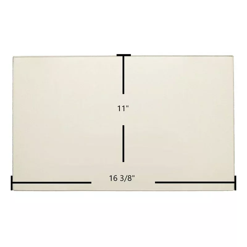 Kozy Heat 731 DV Ceramic Glass Panel 16 3/8″ x 11″ (G100)