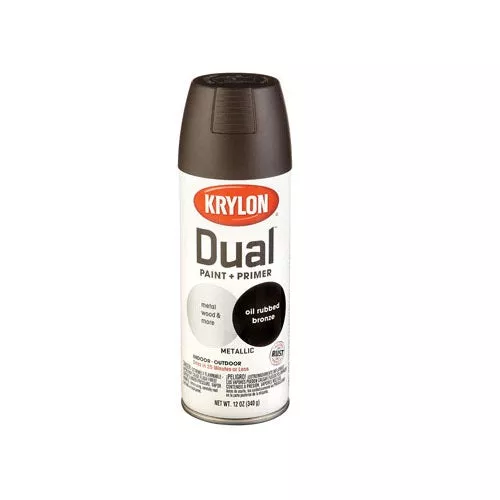 Krylon K08849000 Dual Paint & Primer Spray Paint, 12 Oz, Metallic