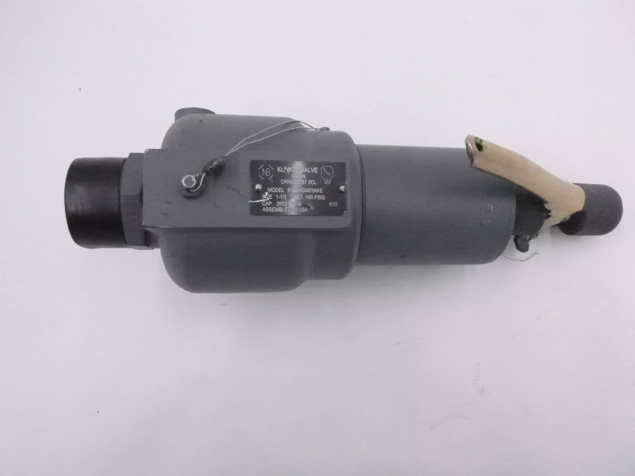 Kunkle Valve910BHGM03AKESize 1-1/2″ 160 PSIG Cap. 2652
