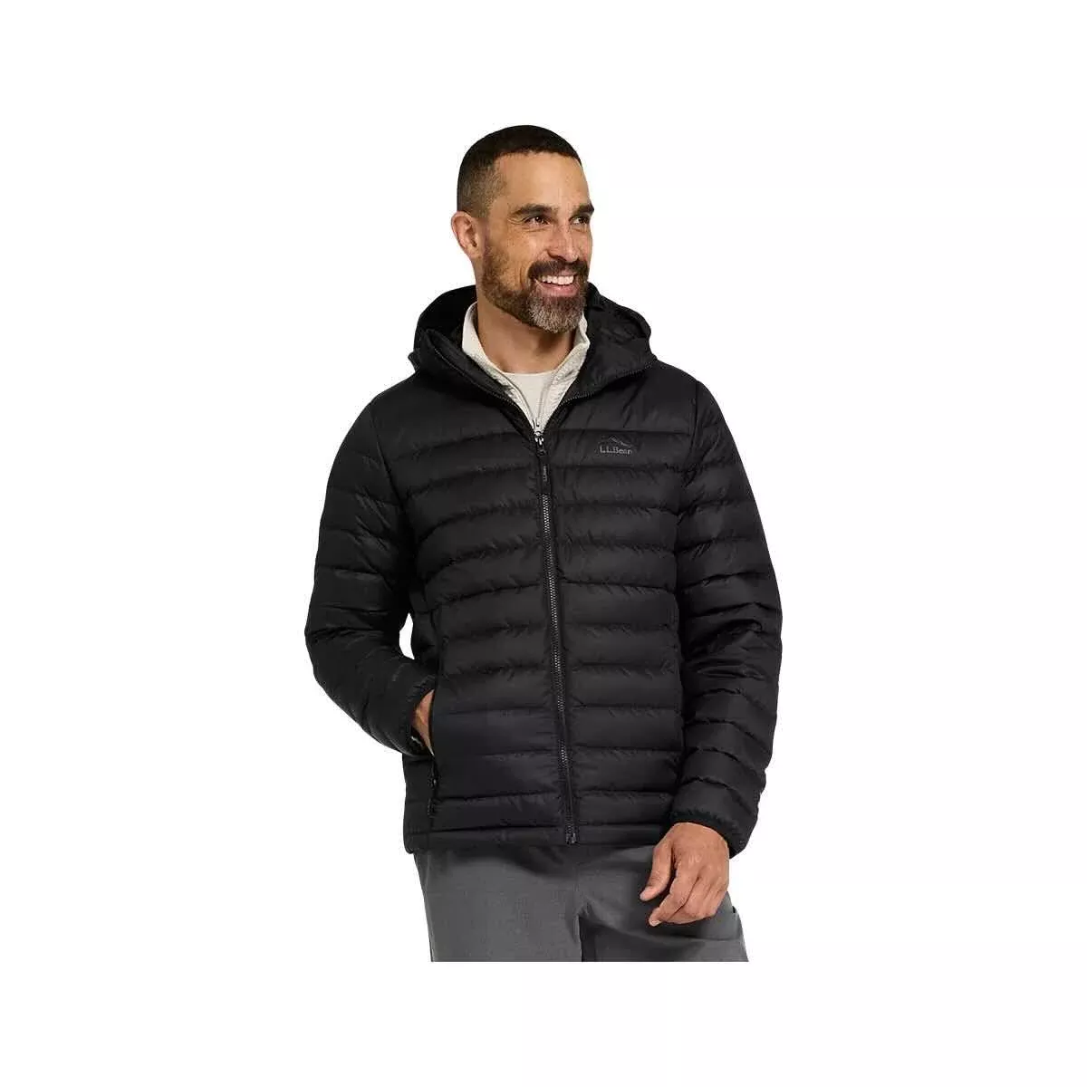 L.L.Bean Men's Access Down Hooded Puffer Jacket
