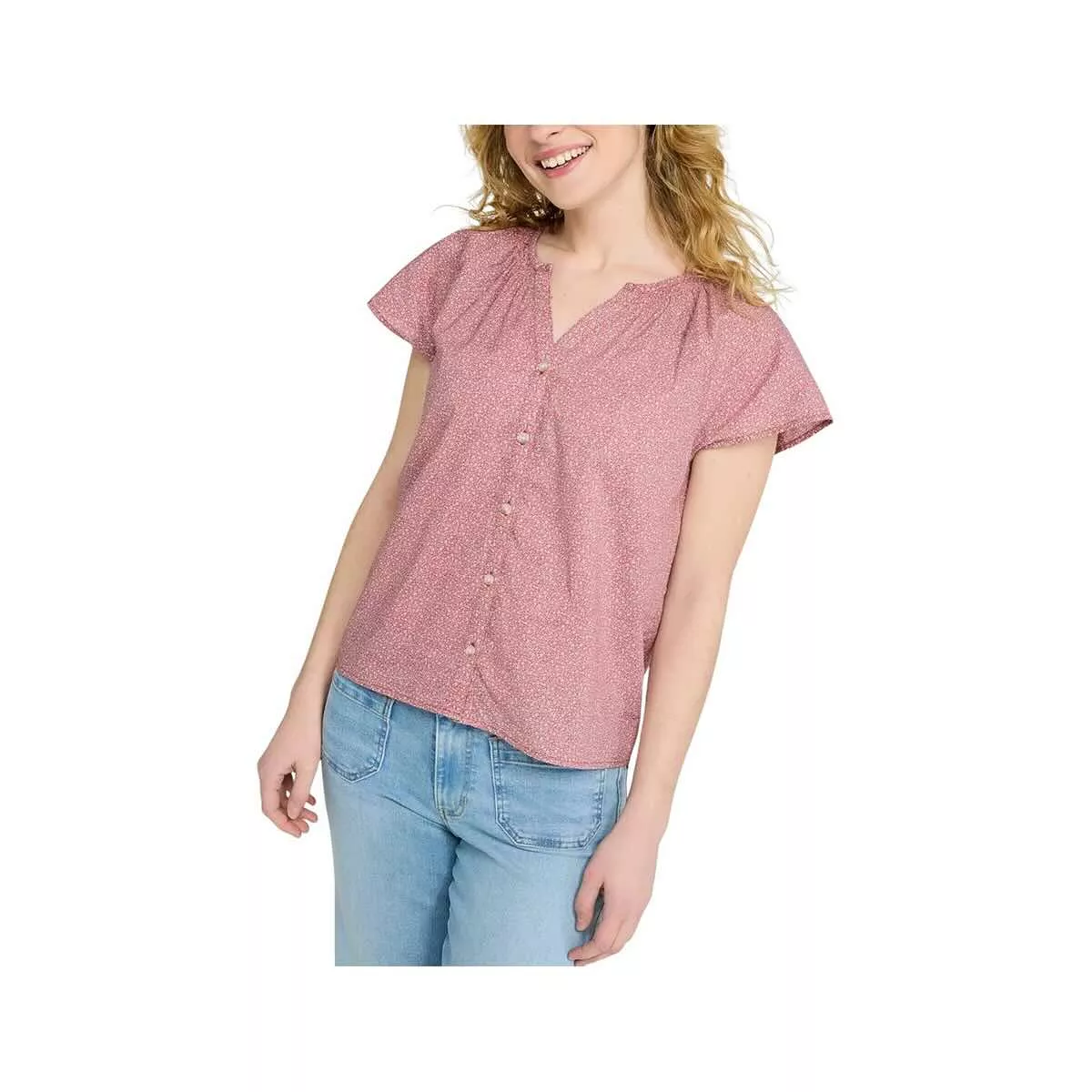 L.L.Bean Women's Whisperweight Short Sleeve Poplin Shirt