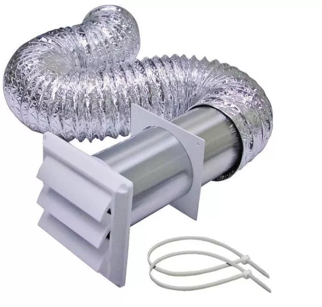 Lambro 406W Lama Flex Kit Louver Hood, 4" x 5'