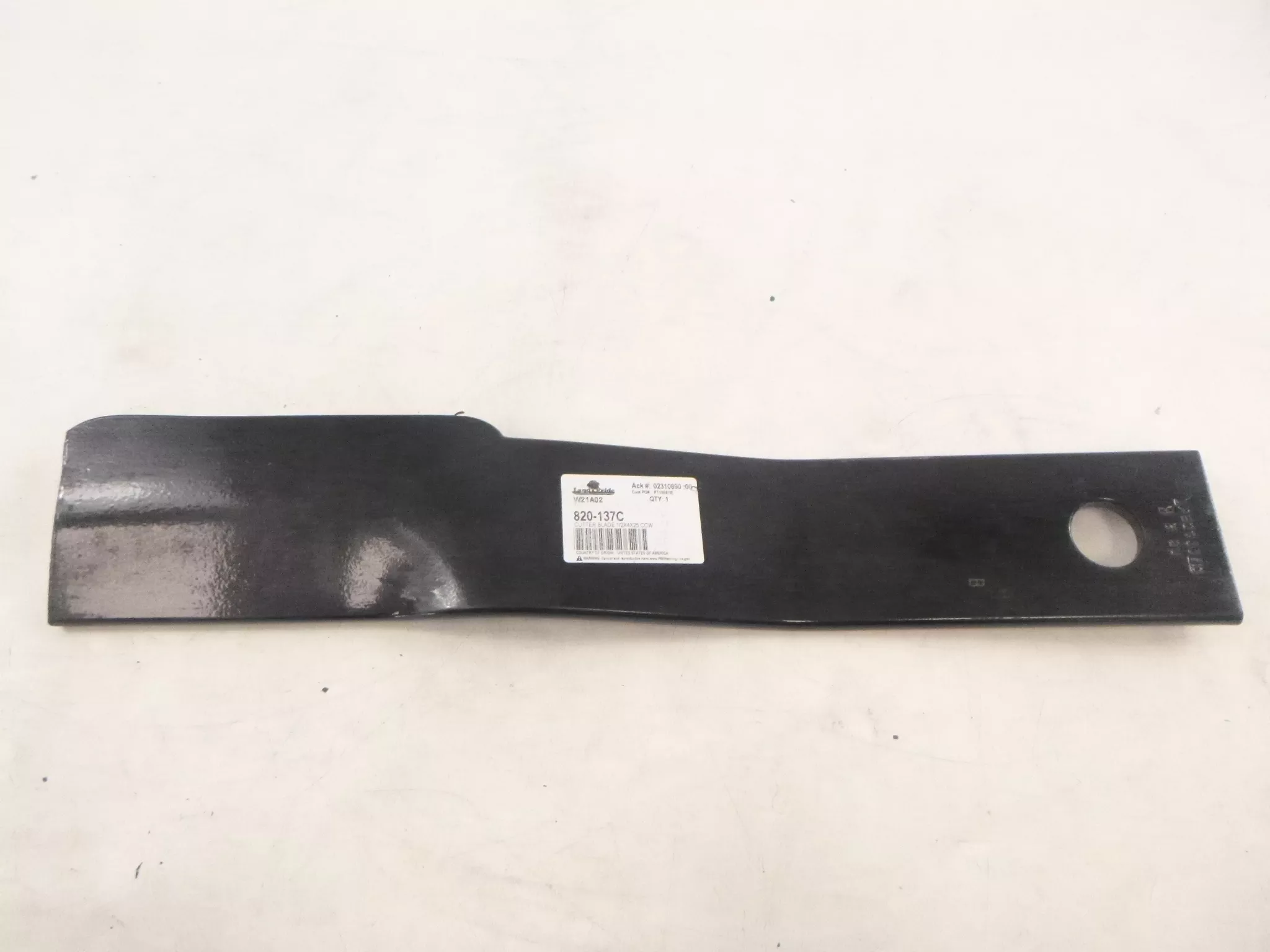 Landpride 1/2″x 4″x 25″ Single Cutter Blade 820-137C For RCFM3010 Mowers