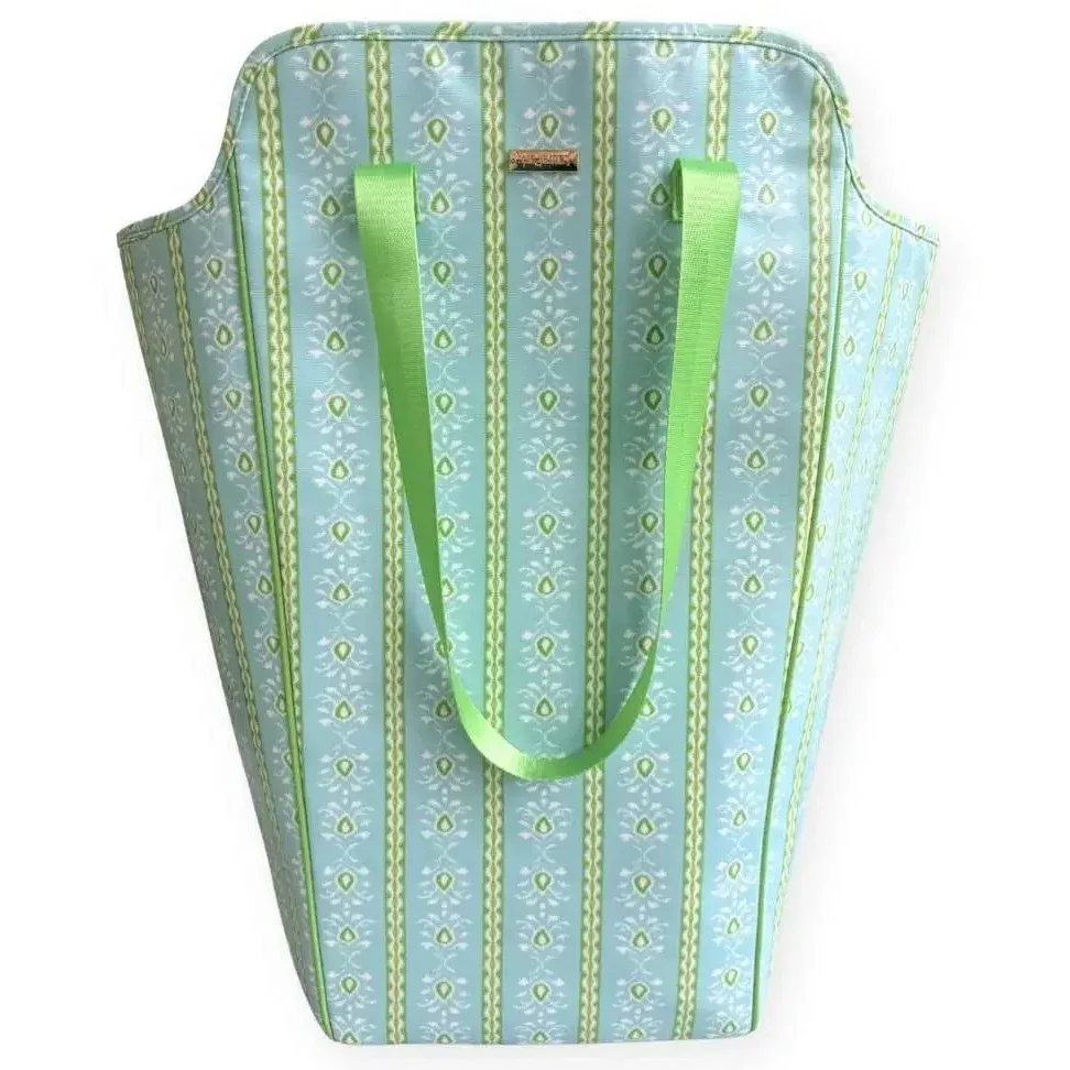 Laura Park Designs - Laundry Bag, Rosemary Stripe Blue