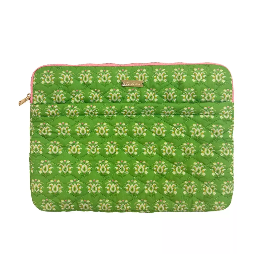 Laura Park Designs - Quilted Laptop Case, Rosemary Meadow